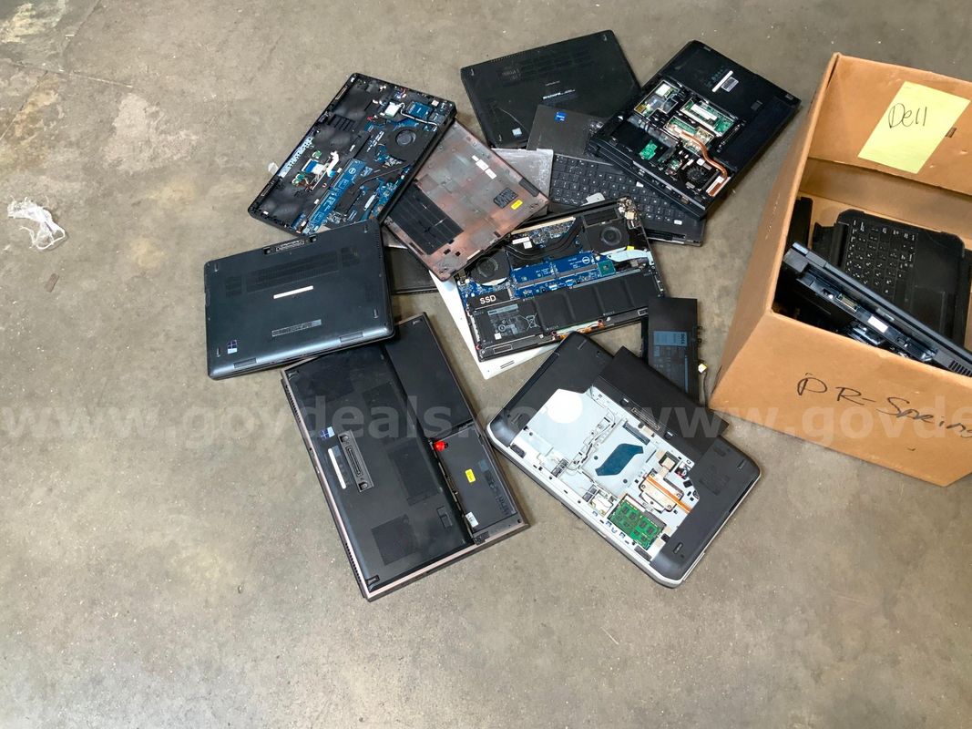 1 Box of Damaged Dell Laptops