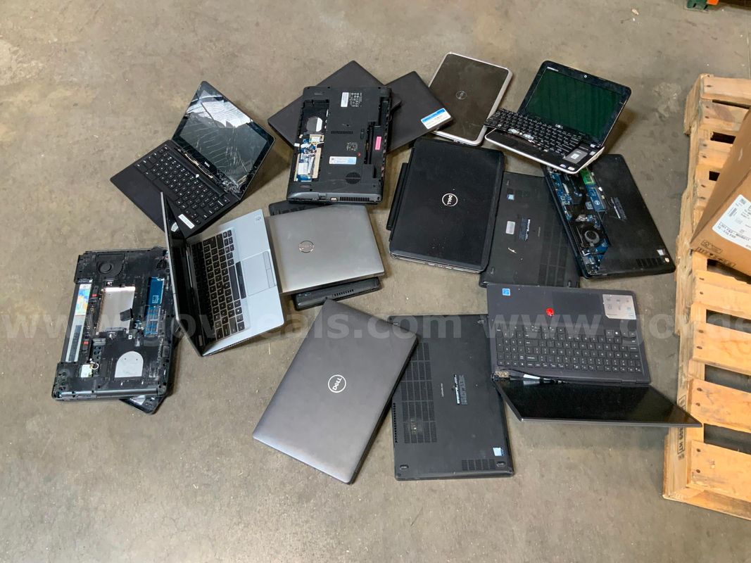 1 Box of Damaged Dell Laptops