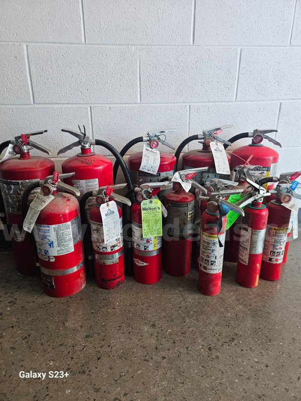 Used Fire Extinguishers