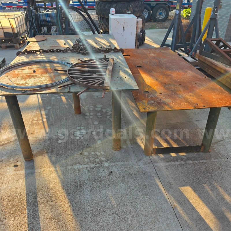 Used Steel Welding Tables