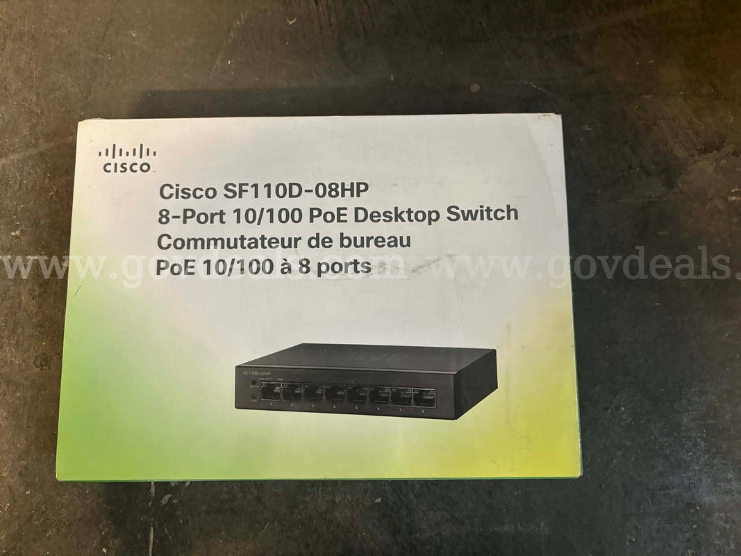 Cisco SF110-08HP 8-Port 10/100 PoE Deskop Switch
