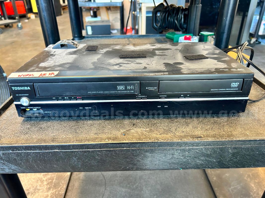 Toshiba SD-V296 DVD/VCR Combo Player – VHS Hi-Fi