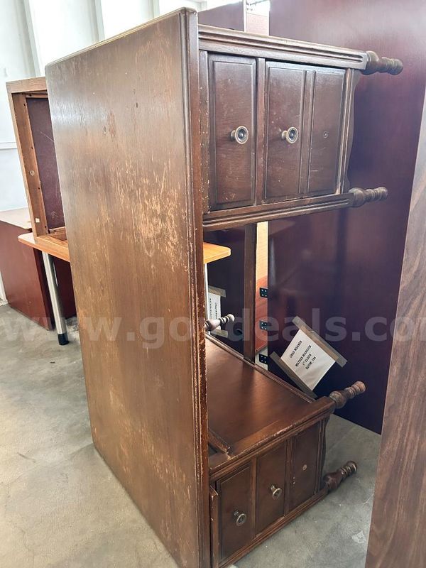 Vintage Wooden Executive Desk