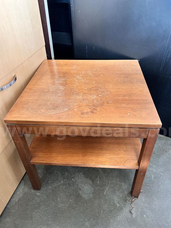 Wooden Square End Table