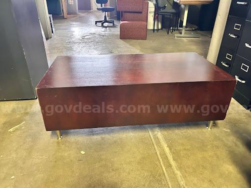 Cherry Wood Block Coffee Table