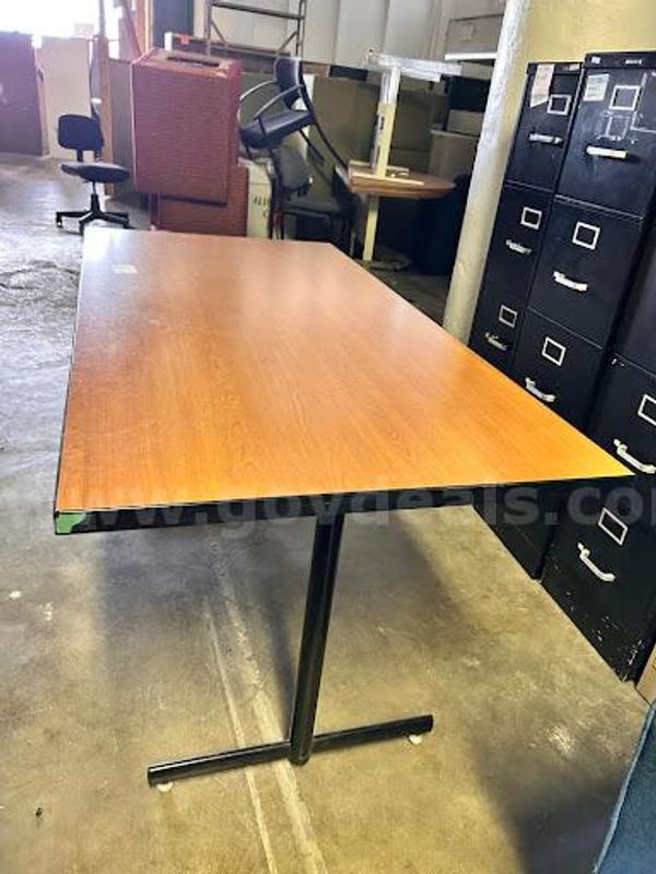Light Oak Laminate Utility Conference Table
