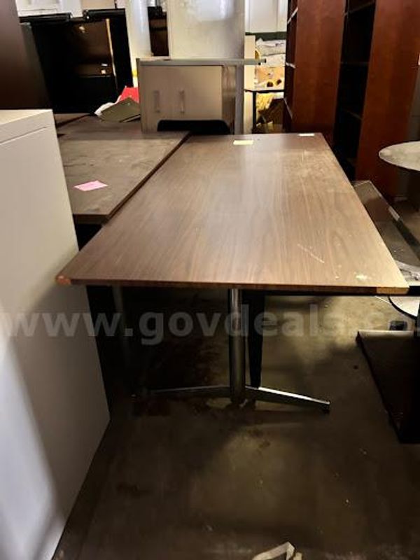 Dark Walnut Laminate Utility Conference Table
