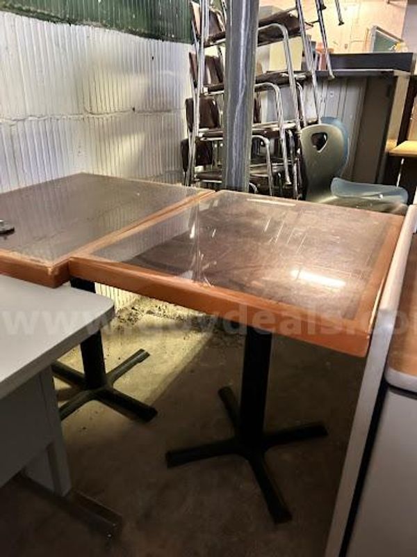 2 Square Cafe Bistro Tables