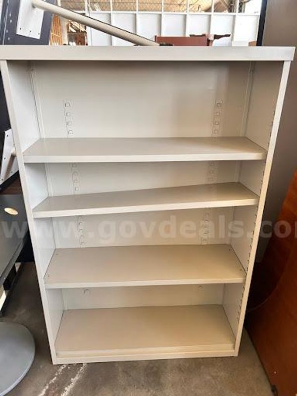 Off-White Metal Shelf