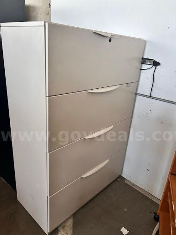 4-Drawer Metal Lateral Filing Cabinet
