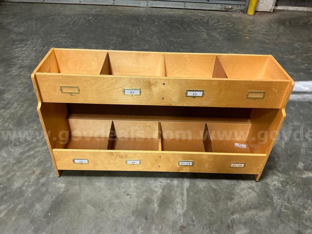 Rolling Cubbies 46"W x 11"D x 26"H