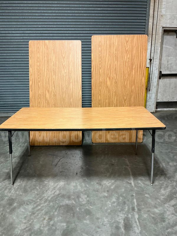 Table 72"W x 36"D x Adjustable Height
