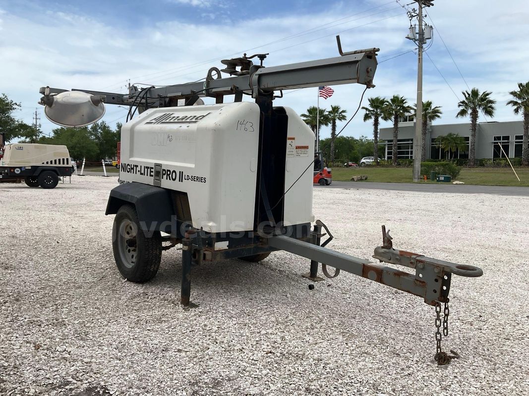 2023 ALLMAND 7.5KW NIGHT-LITE PRO II LD- SERIES; DIESEL POWERED; TRAILER MOUNTED