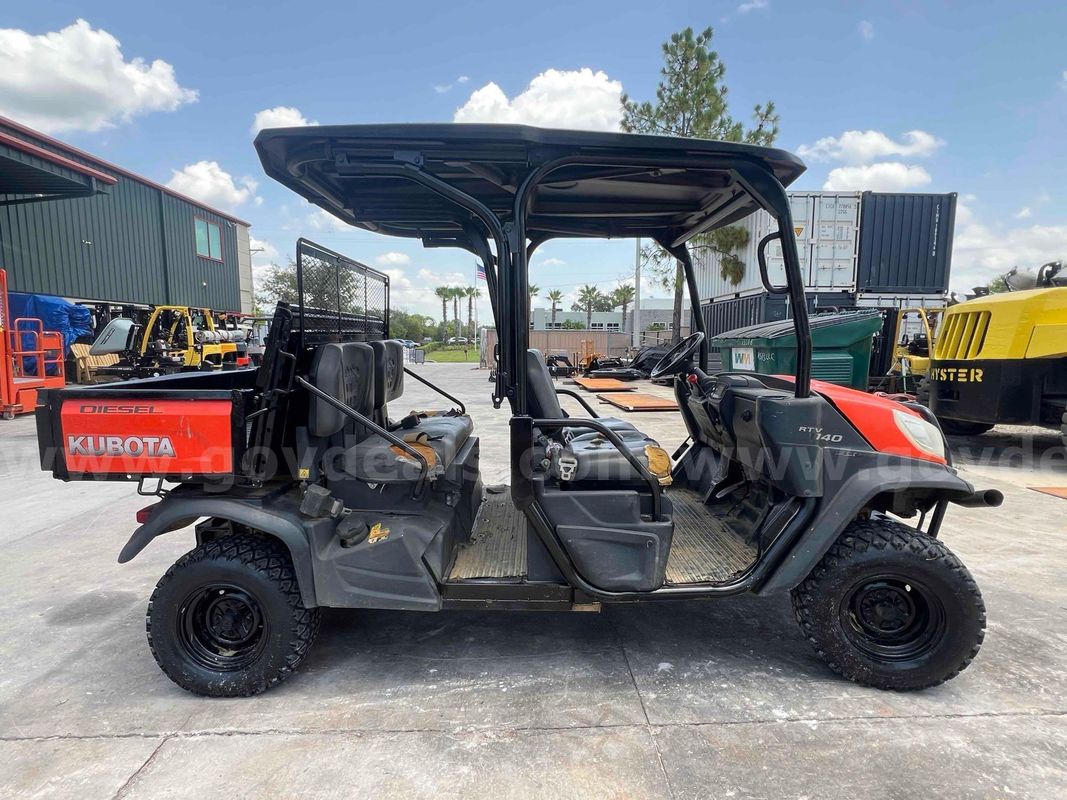 2022 KUBOTA RTV- X1140 UTV, DIESEL, 4X4, CREW CAB, MANUAL DUMP BED