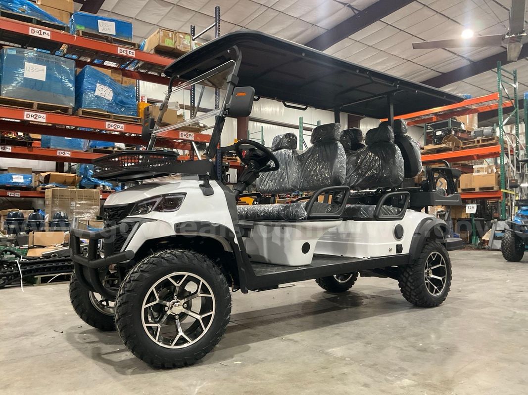 UNUSED LUXURY OFF-ROAD GOLF CART SL-GC42S; ELECTRIC POWERED; 6 PASSENGER