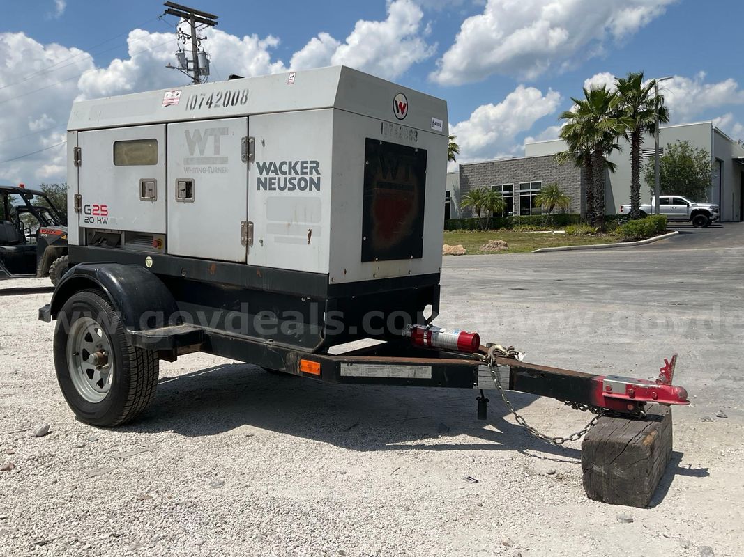 2018 WACKER NEUSON G25 GENERATOR, DIESEL
