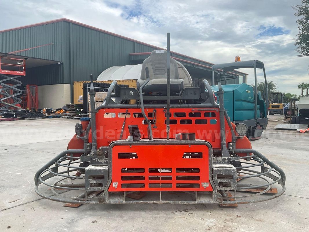 2022 HUSQVARNA RIDE- ON POWER TROWEL MODEL CRT 48, 57K - DIESEL RUNS