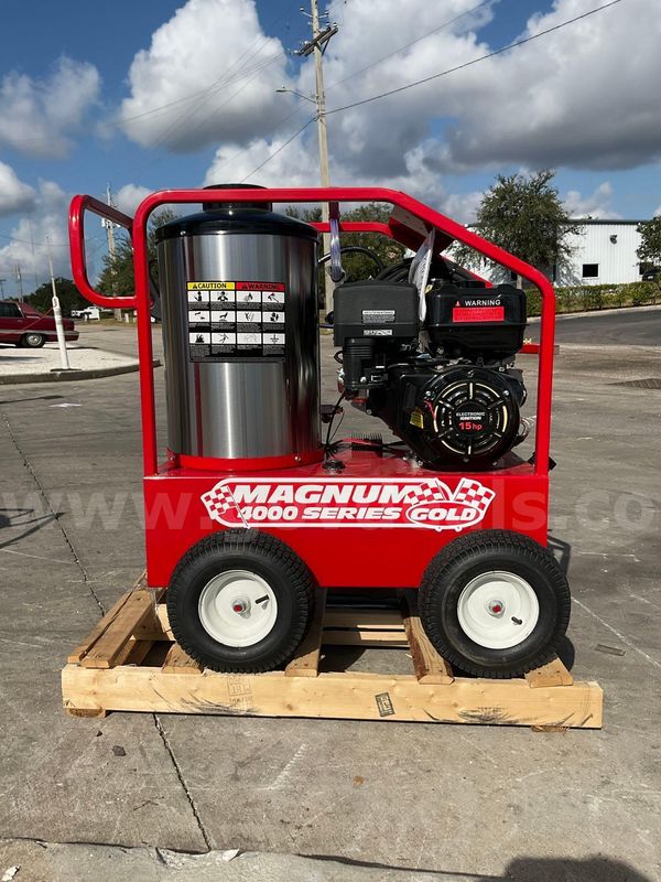 NEW 2025 MAGNUM 4000 SERIES GOLD HOT WATER PRESSURE WASHER