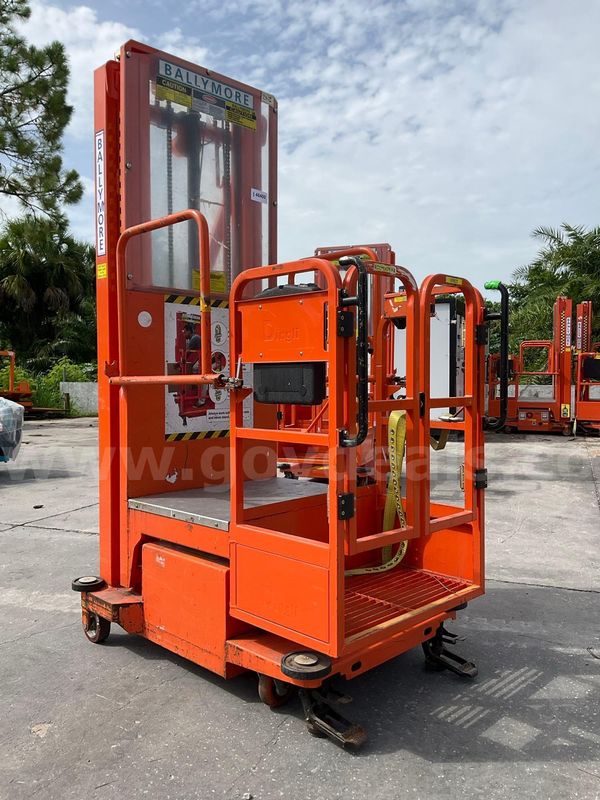 2015 Ballymore Vertical Mast Man Lift, Max Platform Height 12ft