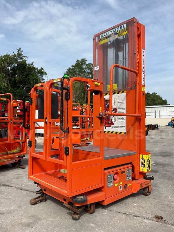 2015 Ballymore Vertical Mast Man Lift, Max Platform Height 12ft