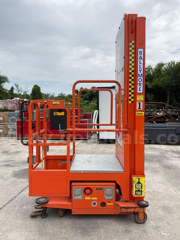2015 Ballymore Vertical Mast Man Lift, Max Platform Height 12ft