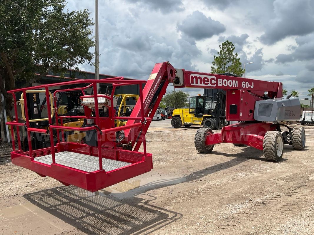 2021 MEC BOOM LIFT MODEL 60-J, DIESEL POWERED, APPROX MAX PLATFORM HIGHT 60FT