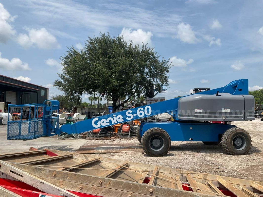 Genie Boom Lift Model S60; Perkins Diesel Powered