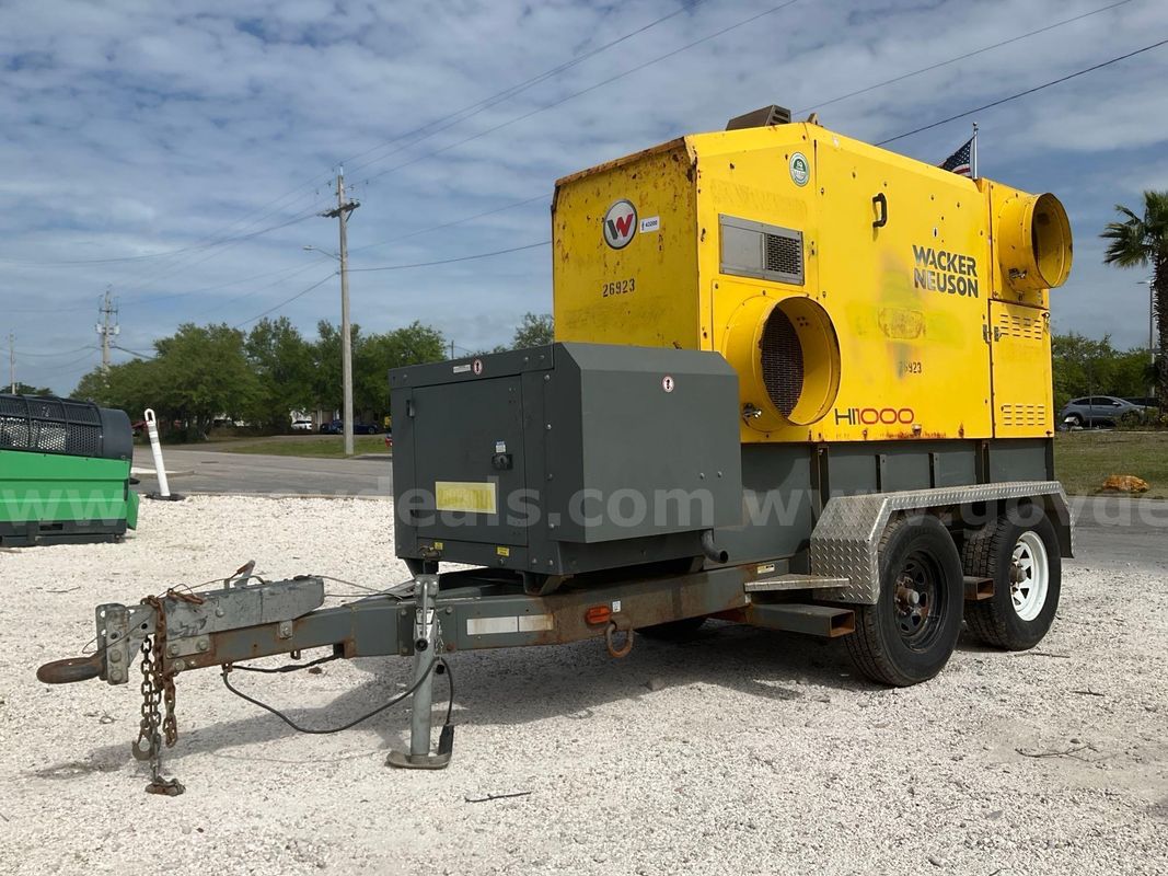2015 Wacker Neuson Hi100 Industrial And Construction Heater, Trailer Mounted