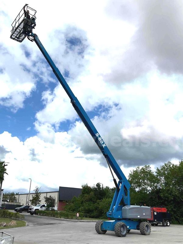 2015 GENIE S-80X BOOM LIFT: DIESEL