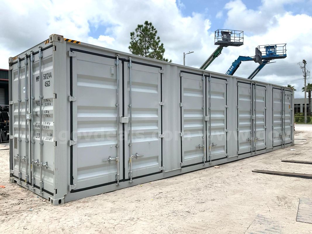 2026 40FT HQ STORAGE CONTAINER, 4 SIDE DOORS, ONE TRIP