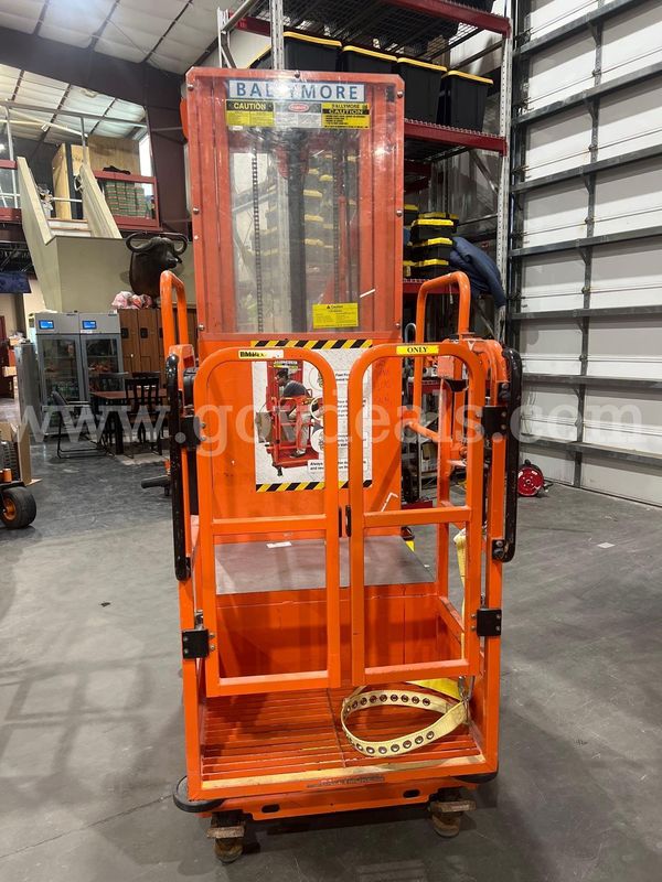 2015 Ballymore Vertical Mast Man Lift, Max Platform Height 12ft