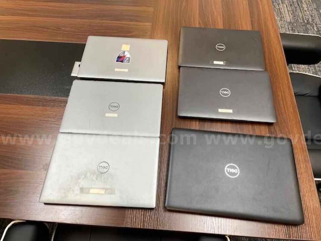 6 Dell Laptops- w/o Hard Drives