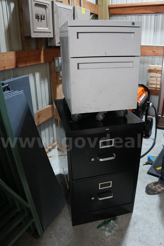 Lot of 2 - 2 Drawer Filing Cabinets