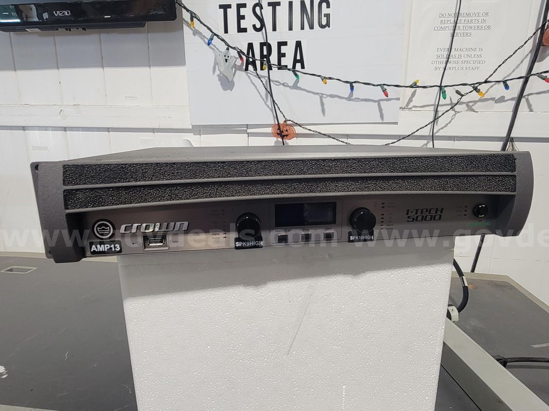 Crown I-Tech 5000 Amplifier