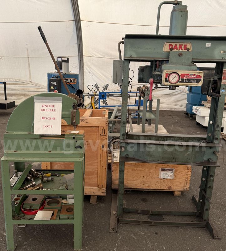 Lot of (11) Shop Equipment