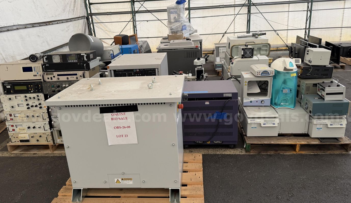 12 Pallets of Lab Test Equipment