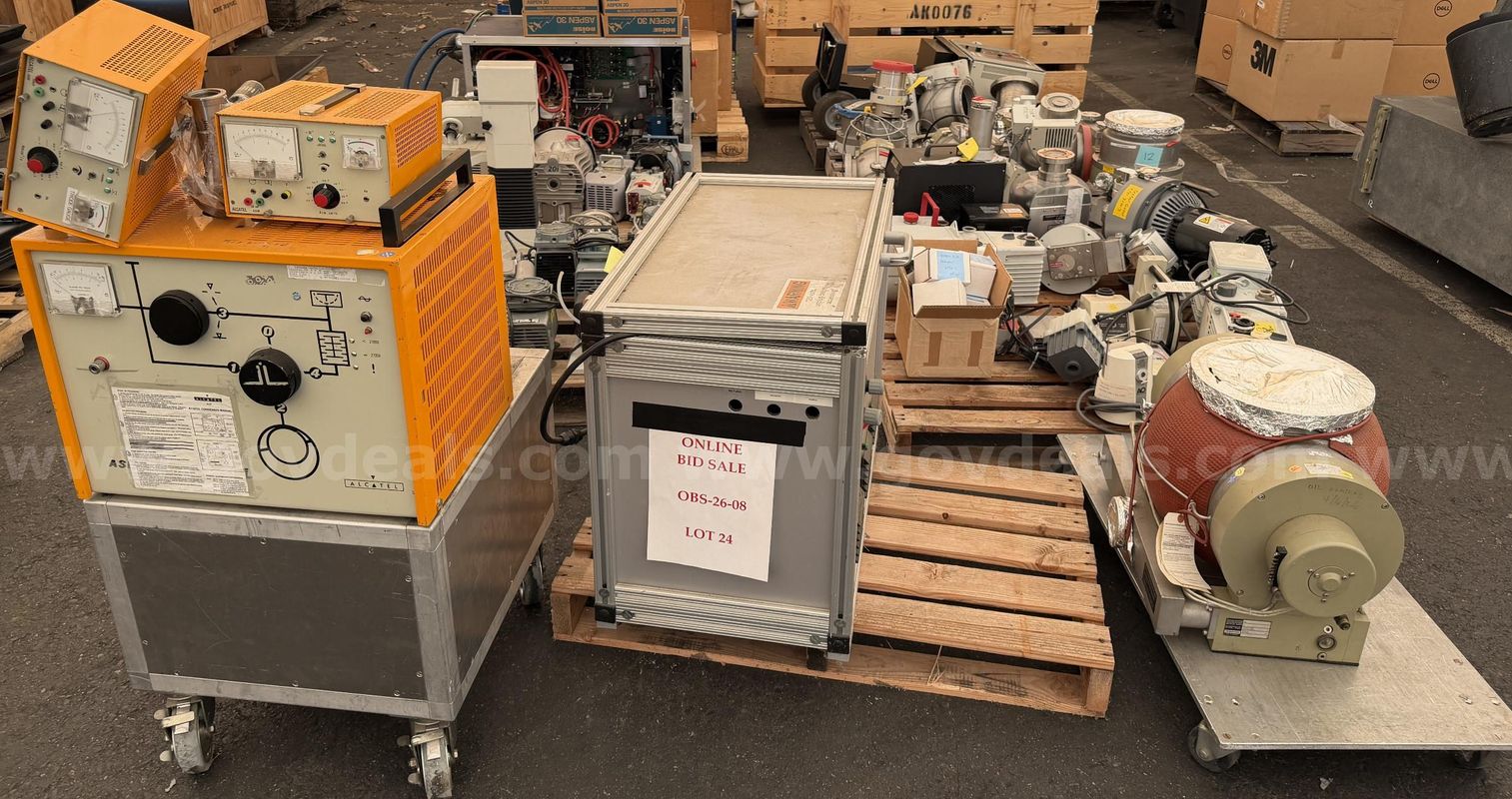 10 Pallets of Lab Vacuum /Turbo Pumps