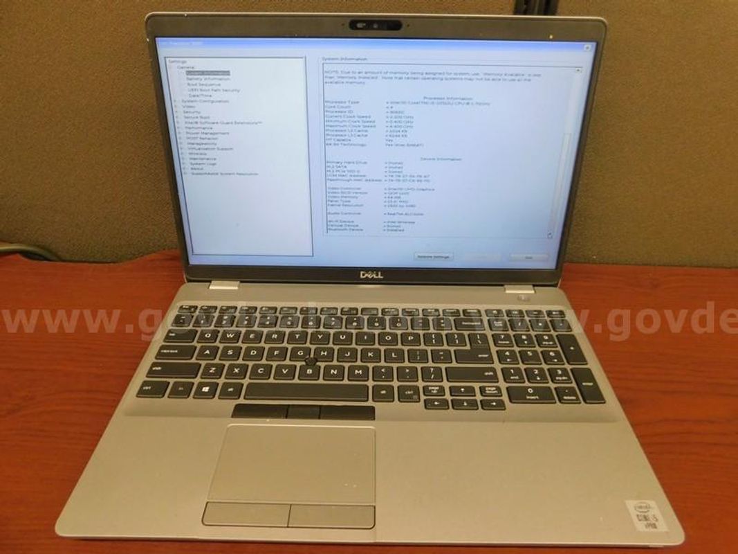 Dell Precision Laptop - A12
