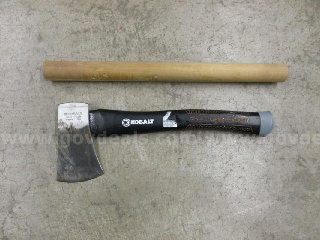 Hatchet & Wooden Dowel - A9