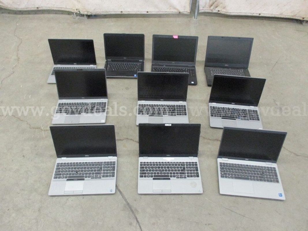 10 Dell Laptops - A7