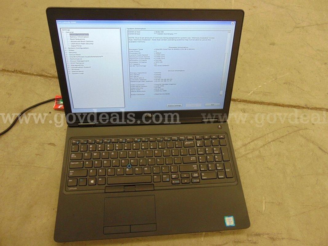 Dell Latitude Laptop - A7
