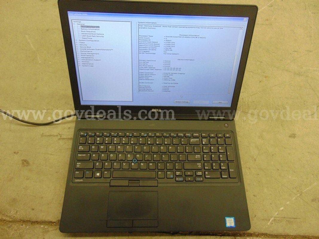Dell Latitude Laptop - A7