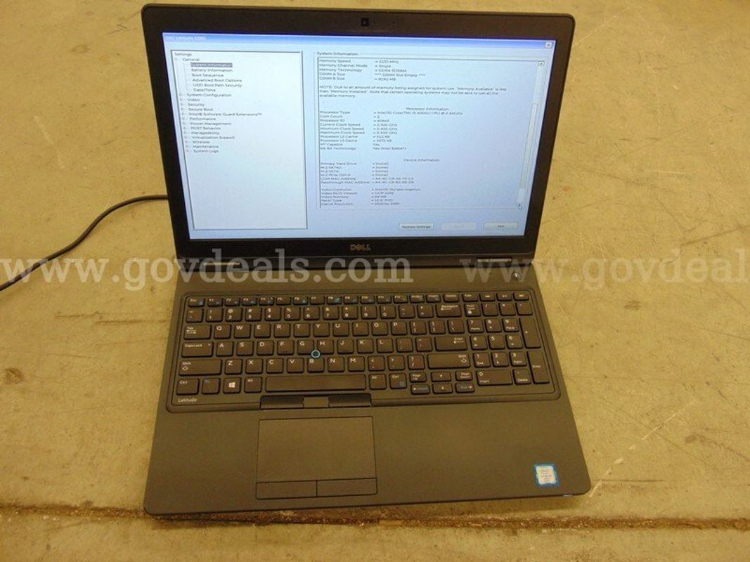 Dell Latitude Laptop - A7