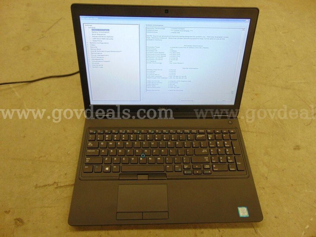 Dell Latitude Laptop - A7
