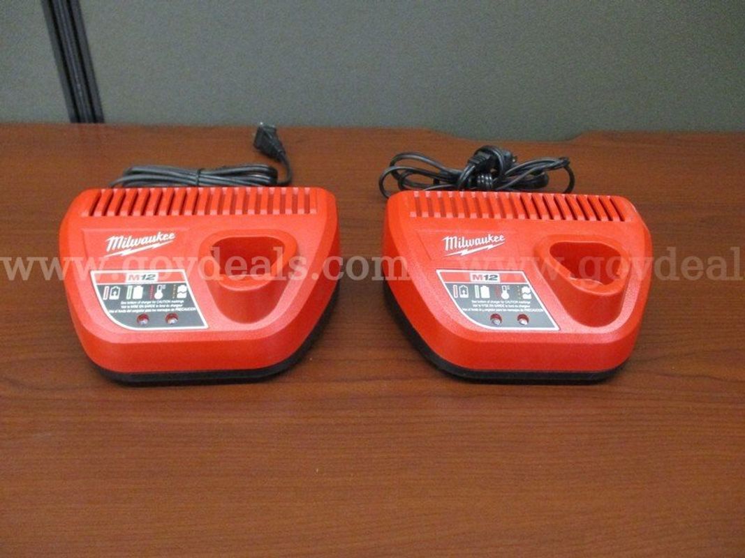 2 Milwaukee Battery Chargers - B1