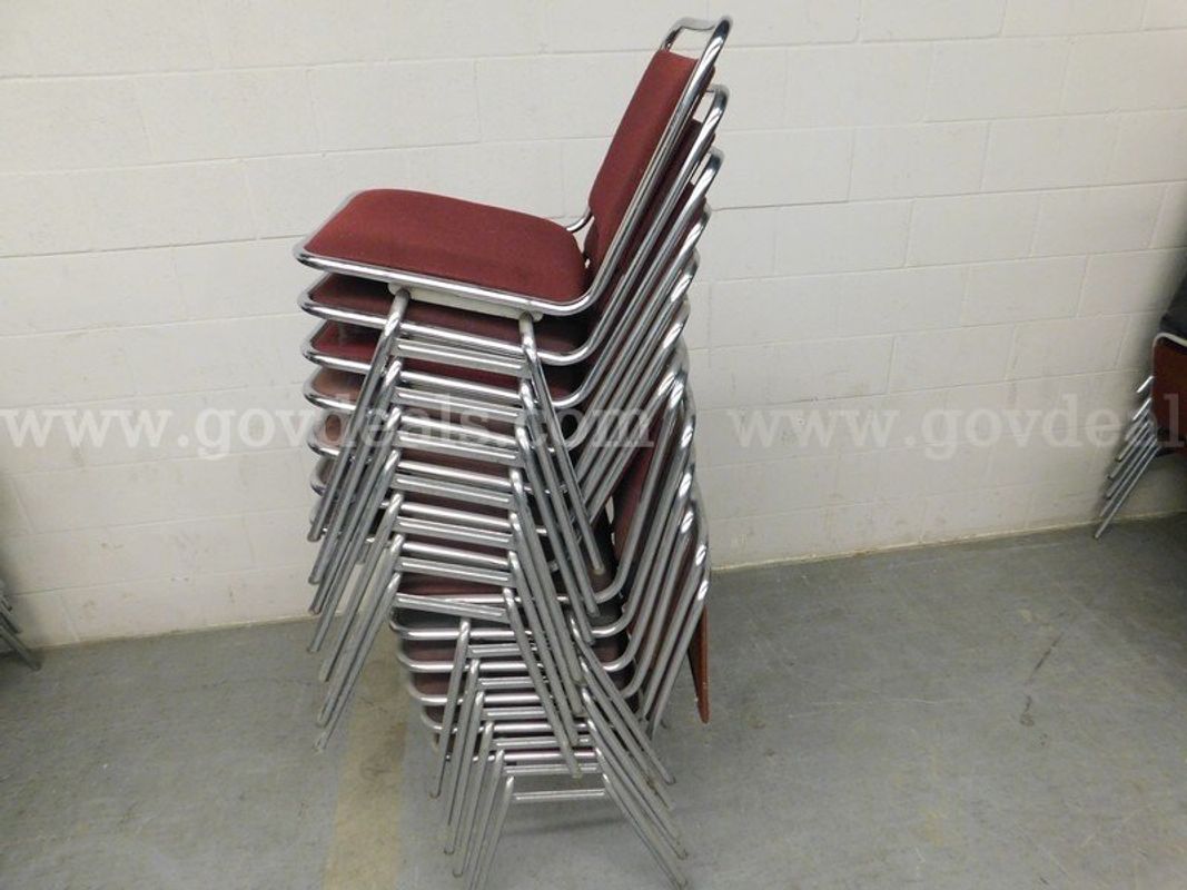 13 Banquet Stacking Chairs - B8