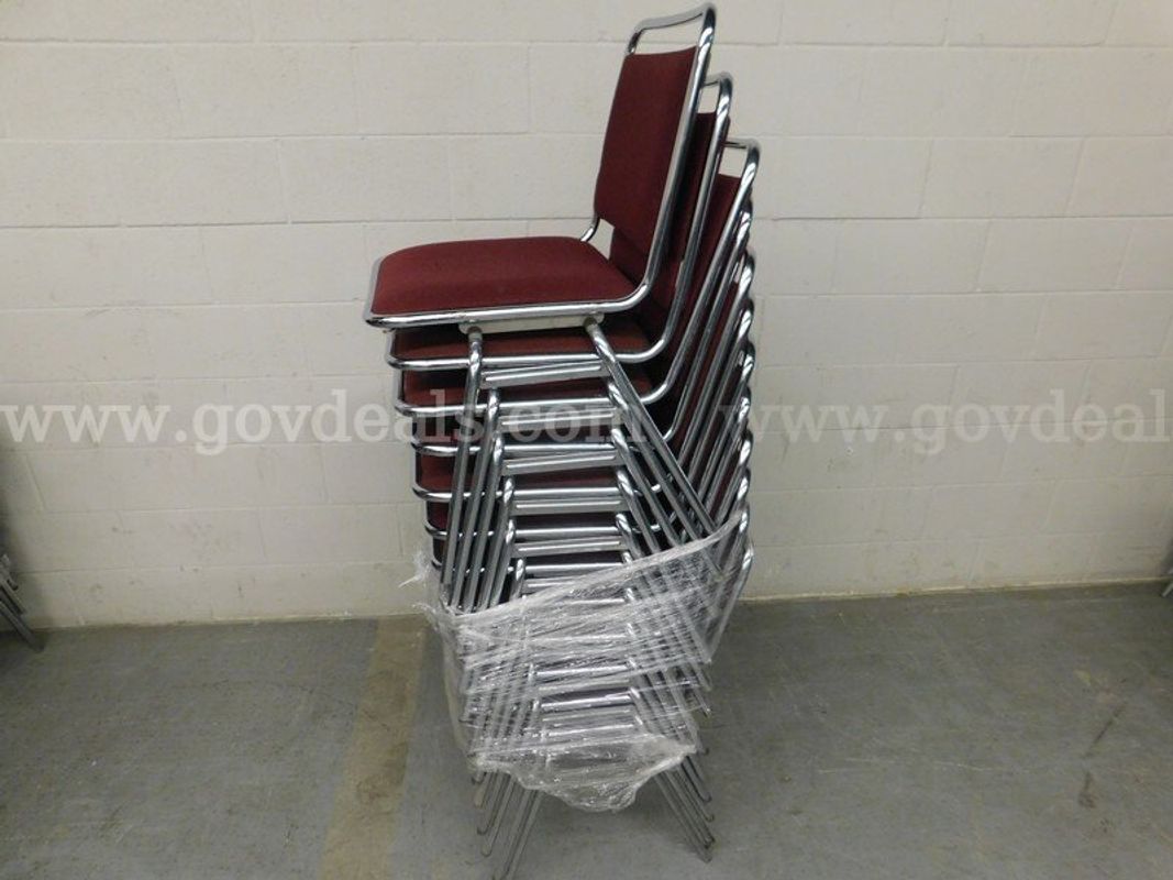 12 Banquet Stacking Chairs - B8