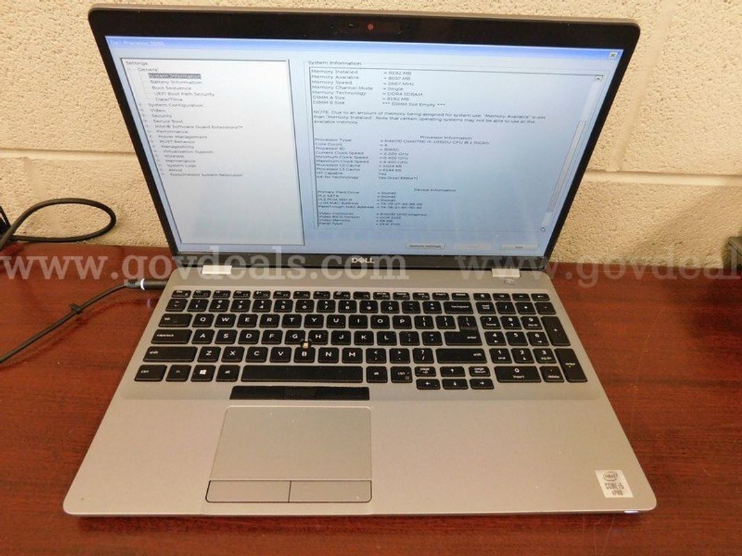 Dell Precision Laptop - A11