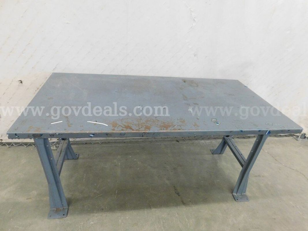Metal Shop Table - B6