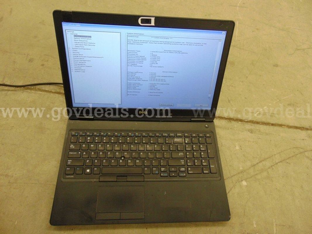 Dell Latitude Laptop - A7